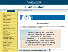 Tablet Screenshot of pgarticulators.org